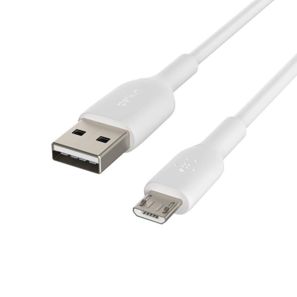 Belkin Belkin CAB005bt1MWH 3.3-Foot BOOSTCHARGE USB-A to Micro-B (White)