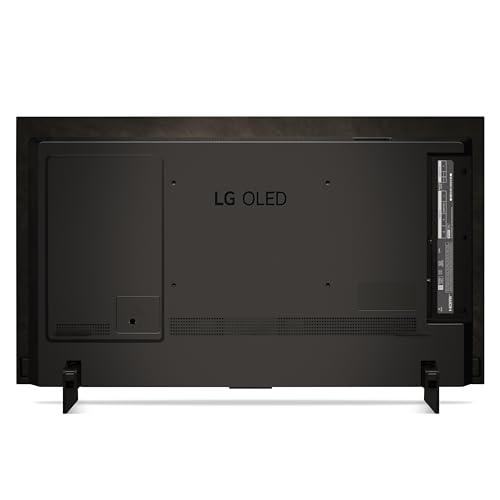 LG LG 42-Inch Class OLED evo C4 Series Smart TV 4K Processor Flat Screen with Magic Remote AI-Powered with Alexa Built-in (OLED42C4PUA, 2024)