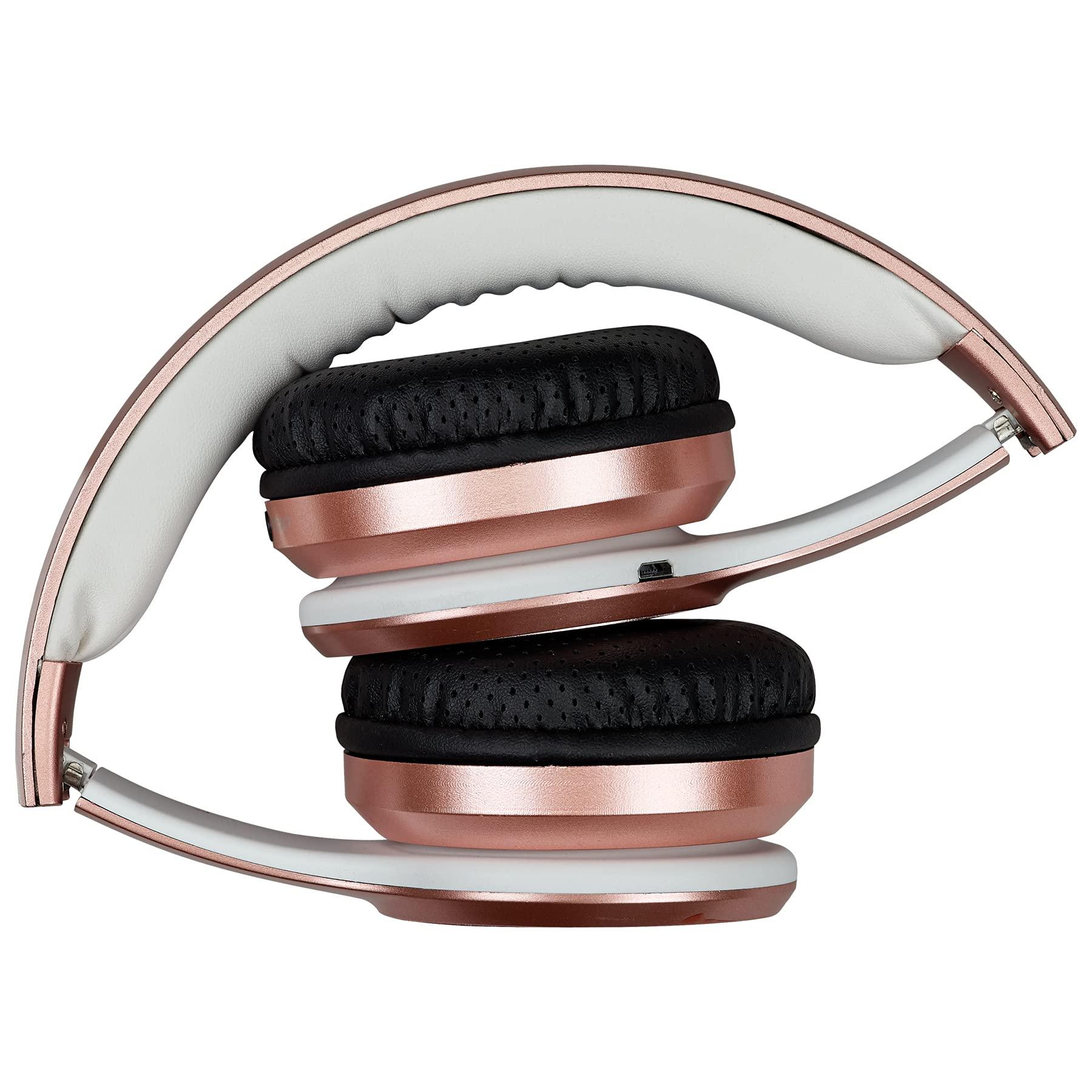 iLive iLive Bluetooth Wireless Headphones, Built-in Microphone, Rose Gold (IAHB239RGD)