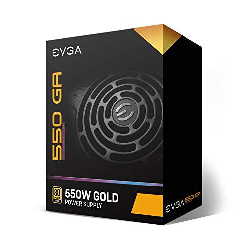 EVGA EVGA SuperNOVA 550 Ga, 80 Plus Gold 550W, Fully Modular, ECO Mode with Dbb Fan, 10 Year Warranty, Compact 150mm Size, Power Supply 220-GA-0550-X1