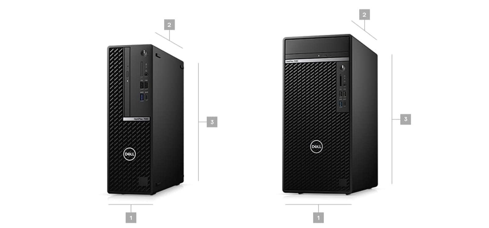 Dell Dell Optiplex 7080 MT Mini Tower Desktop | Core i7-10700 - 512GB SSD Hard Drive - 16GB RAM | 8 cores @ 4.8 GHz Win 11 Pro Black (Renewed)
