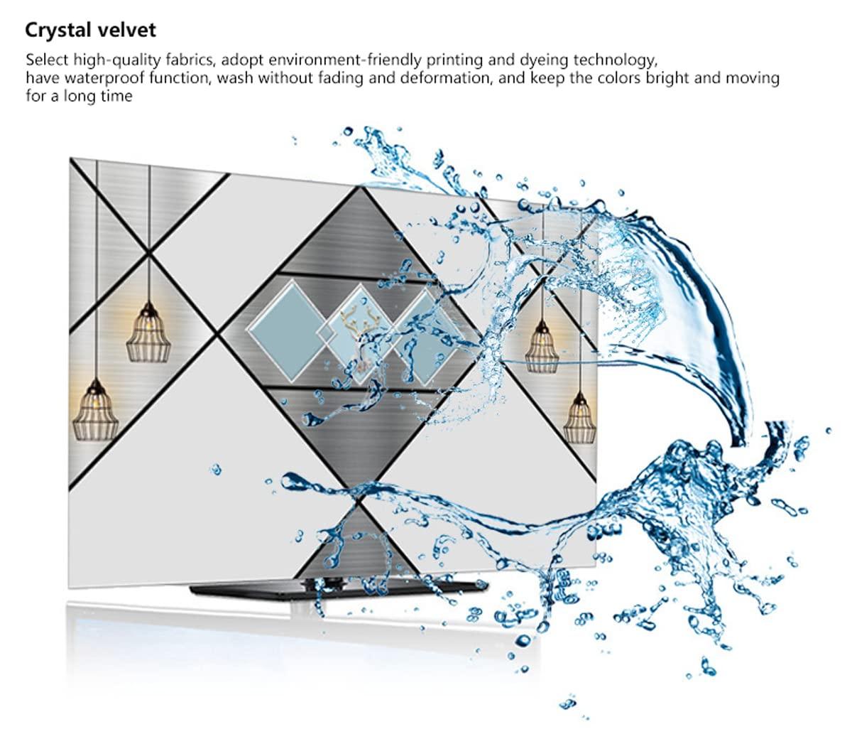 DirectNine Basics Desktop And TV Monitor Dust Cover 32-86 Inch Anti-Static Dustproof LCD/LED/HD Panel Case Computer Screen Protective Sleeve Compatible With IMac 24 Inch, 22-25 Inch PC(Size:75in(175x100cm),Color:A)