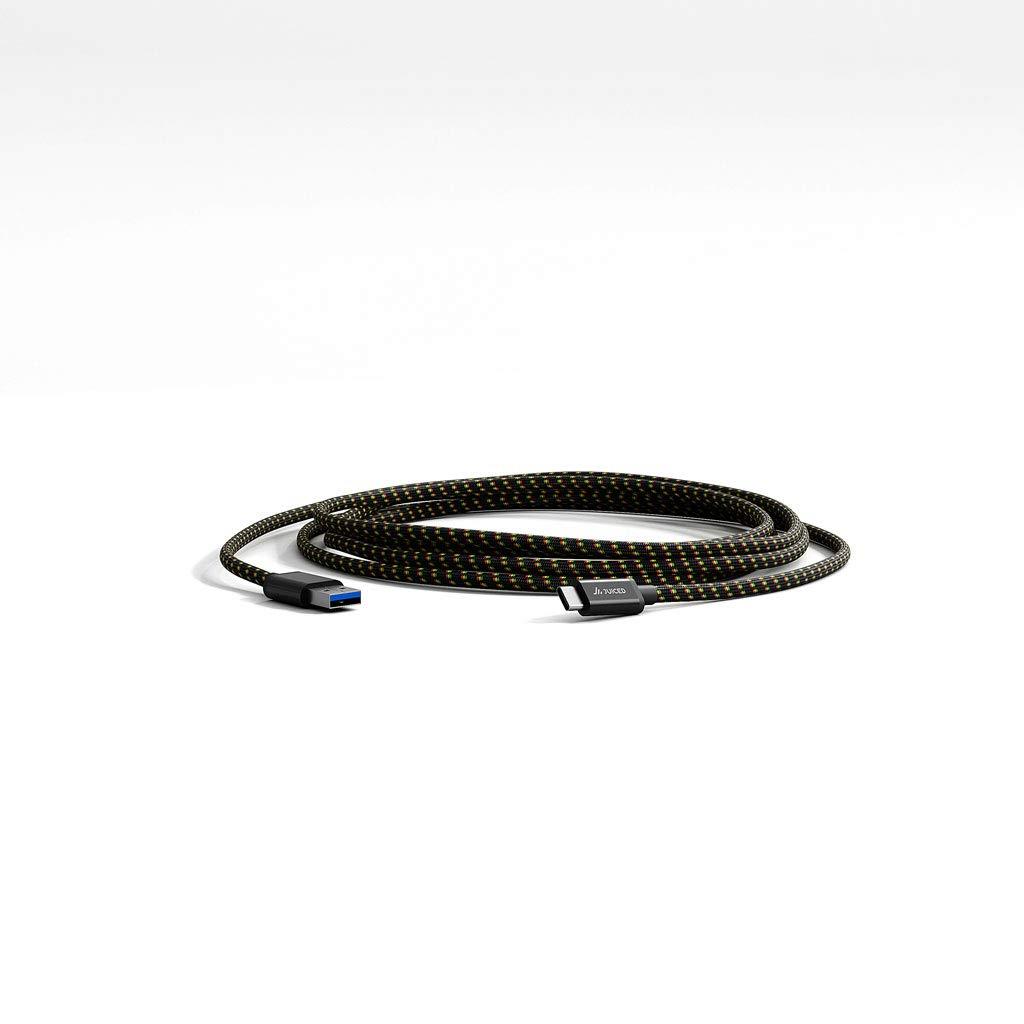Juiced Systems Juiced Systems USB-C to USB-A 10 Gbps USB 3.2 Gen 2 Data Power Cable | 2 Meter 6.5 ft Length | Fast Charging with Quick Data Transfers