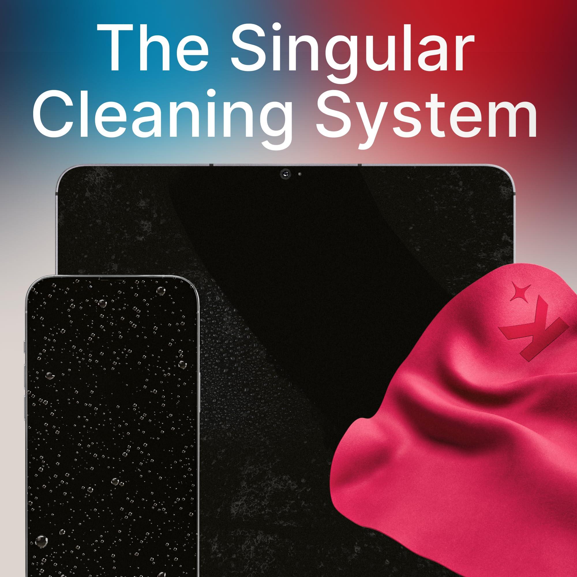 Koala Lifestyle Koala Lens Cleaning Cloth | Japanese Microfiber | Glasses Cleaning Cloths | Eyeglass Lens Cleaner | Eyeglasses, Camera Lens, VR/AR Headset, and Screen Cleaning | Pink & Orange (Pack of 2)