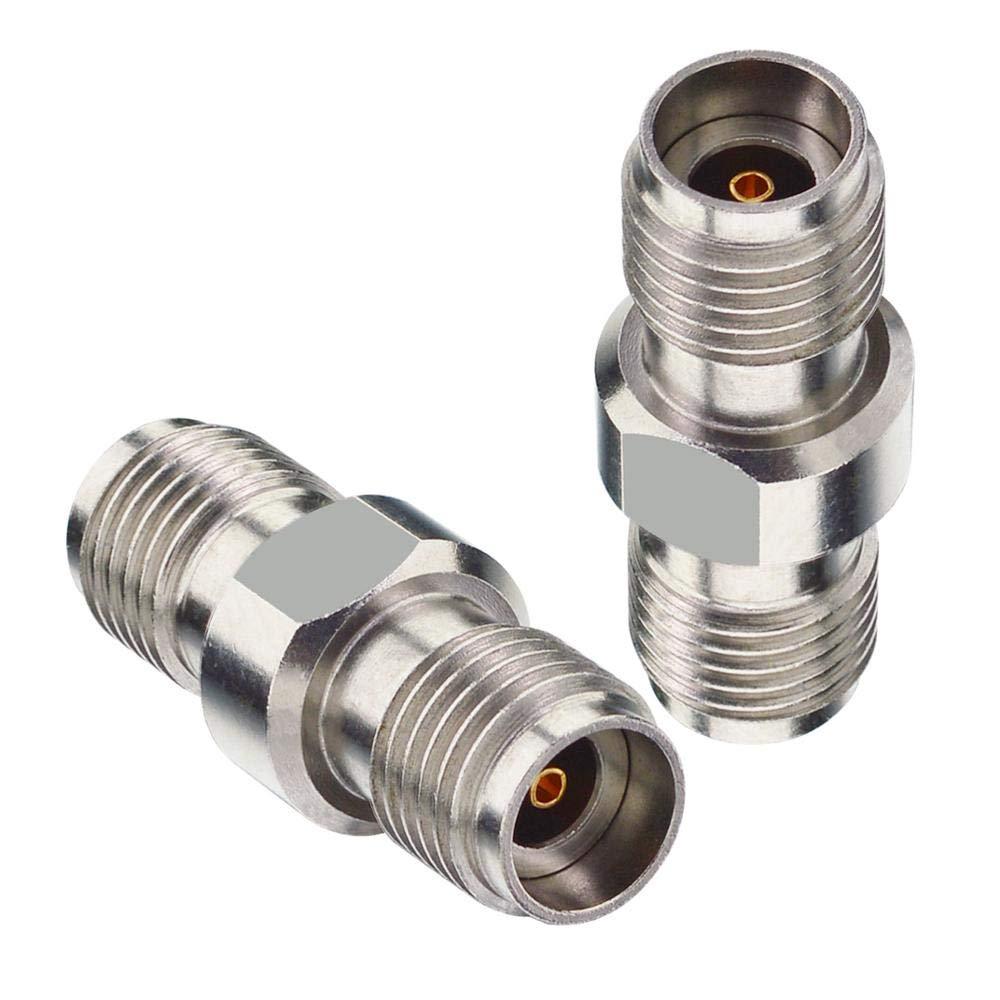 onelinkmore onelinkmore 2.92mm Precision Microwave Connector SMA Female Stainless Steel SMA Type Connector DC-40GHz 50Ohm Millimeter Connector Suit for 5G Wireless Communication