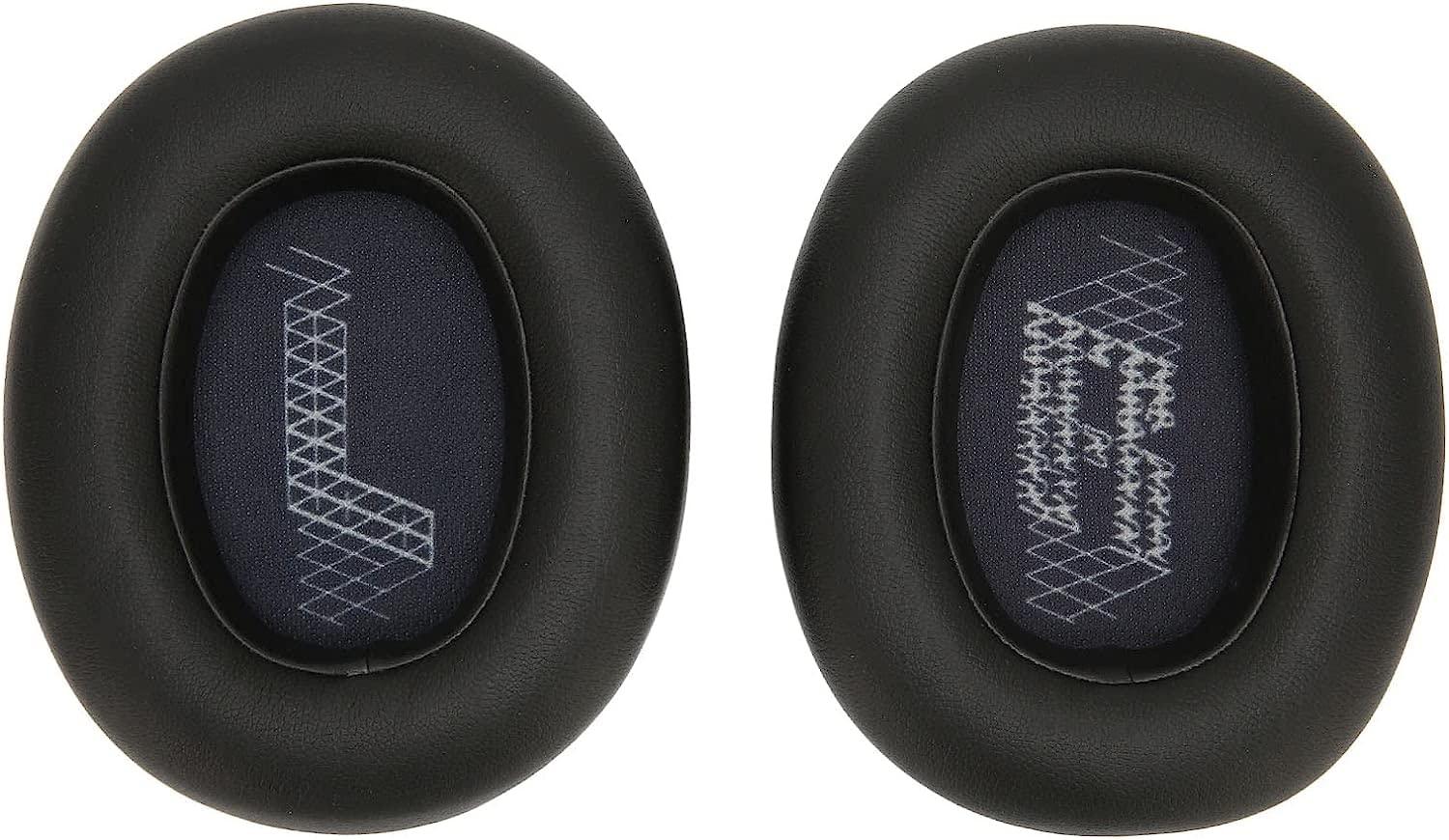 AIKKAUK Replacement Ear Pads Compatible with JBL Live 650BTNC Headphones. Soft Protein Leather Combined with Memory Foam Replace Ear Pads for Repair Accessories - Black