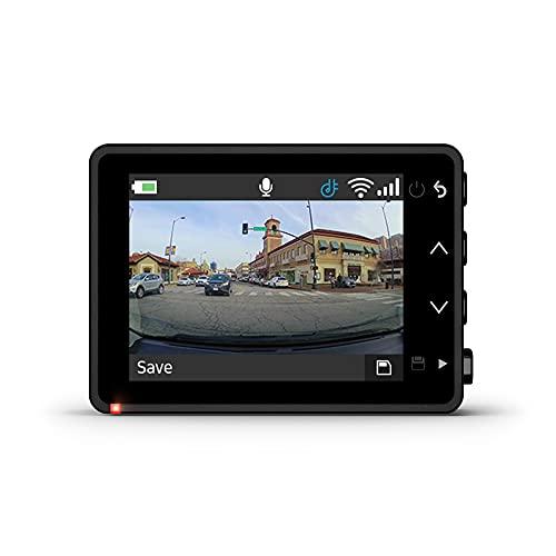Garmin Garmin Dash Cam 57, 1440p and 140-degree FOV, Monitor Your Vehicle While Away w/ New Connected Features, Voice Control, Compact and Discreet, Includes Memory Card