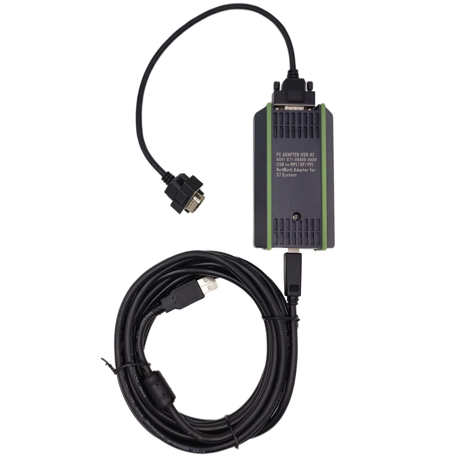 DCYNXC DCYNXC 6GK 1571-0BA00-0AA0 PC USB A2 Cable for Siemens S7-200 S7-300 S7-400 6GK1571-0BA00-0AA0 MPI + PC-Adapter-USB SIMATIC S7