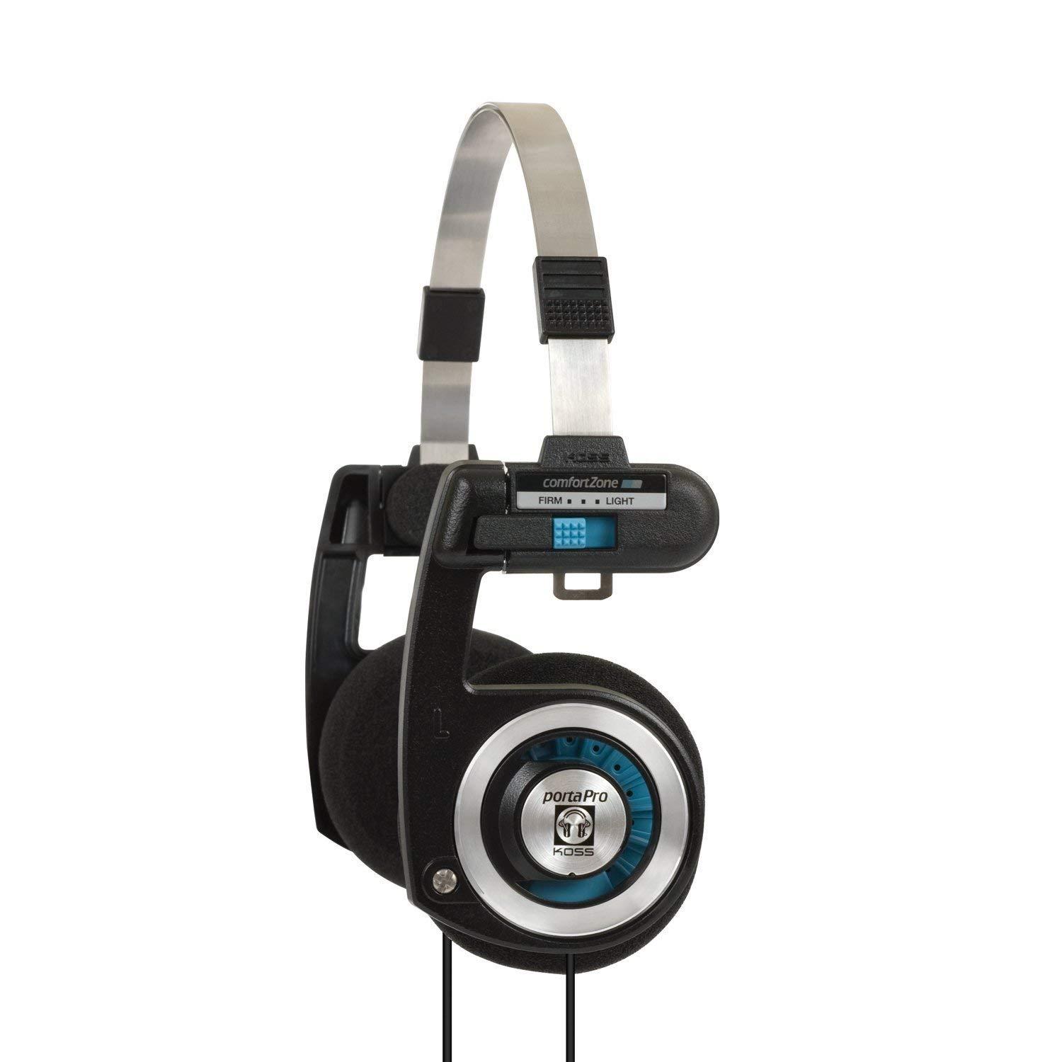 Koss Koss Porta Pro Enthusiast Bundle - On Ear Headphones - Black, Gold - Wired - 3.5 mm Jack