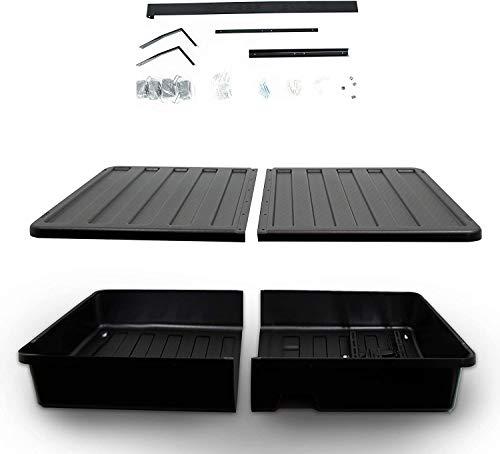 STORM SHELL Outdoor TV Hard Cover Weatherproof Protection for Television - Mounts Right on The Wall - TV Wall Mounting Bracket Included (45-55 inch), Black