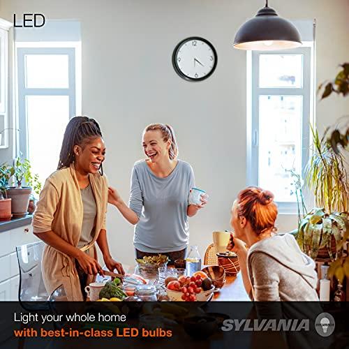 LEDVANCE SYLVANIA LED Light Bulb, 75W Equivalent A19, Efficient 12W, Medium Base, Frosted Finish, 1100 Lumens, Daylight - 1 Pack (79293)