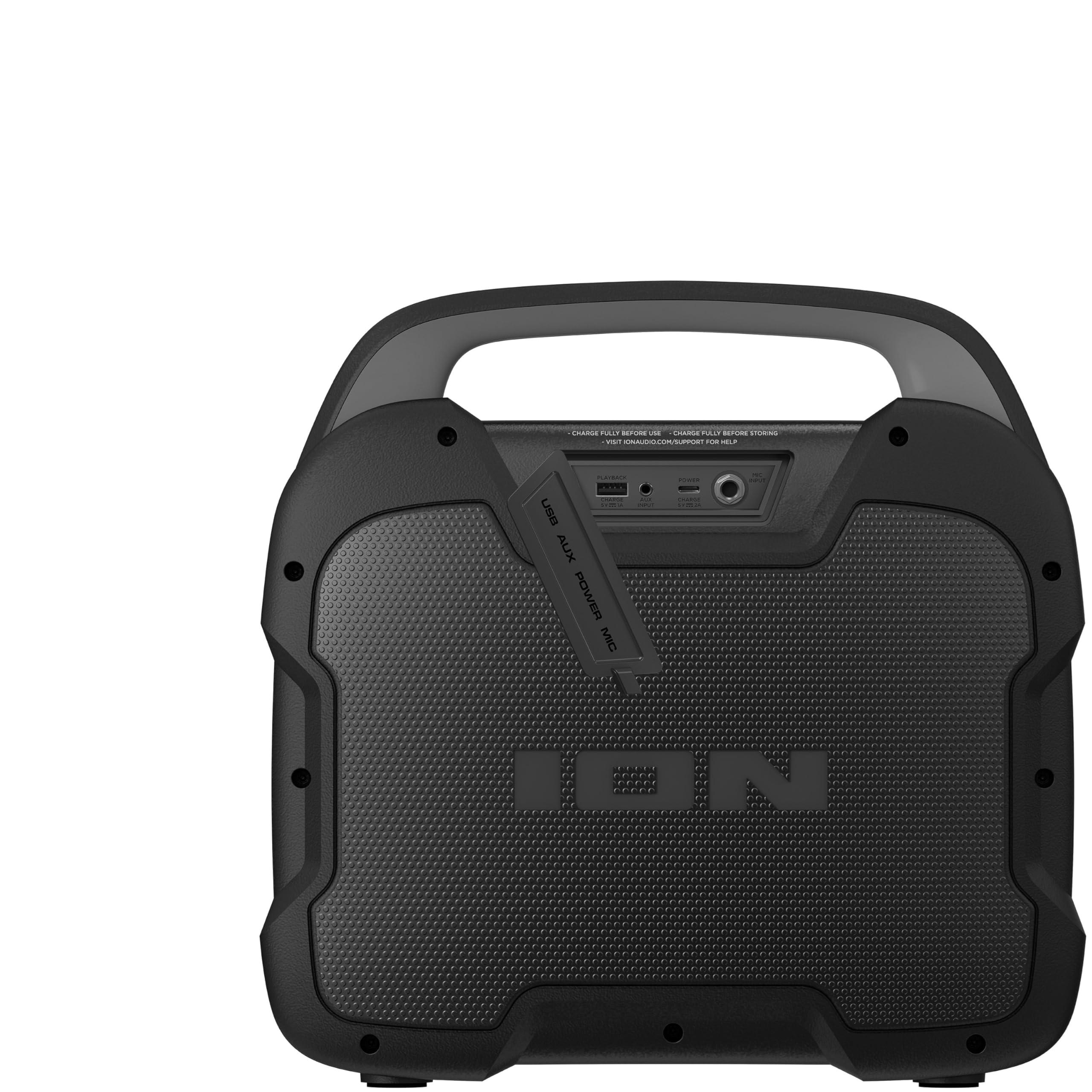 Generic ION Audio Trailblazer Roar All-Weather Bluetooth Speaker with Premium Wide Sound, Three Speakers (Renewed)