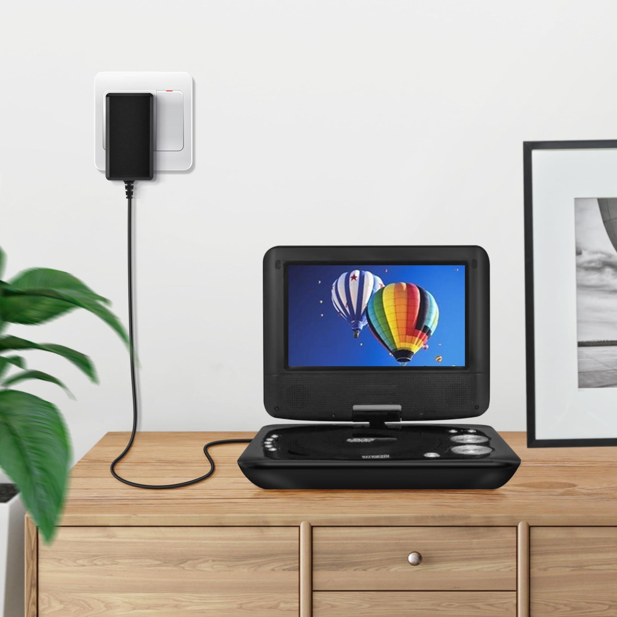 PKPOWER PKPOWER 12V Charger for Sylvania, Apeman, Craig, COOAU, Dynex, Impecca, Magnavox MPD720 Portable DVD Player Ac Adapter Power Supply