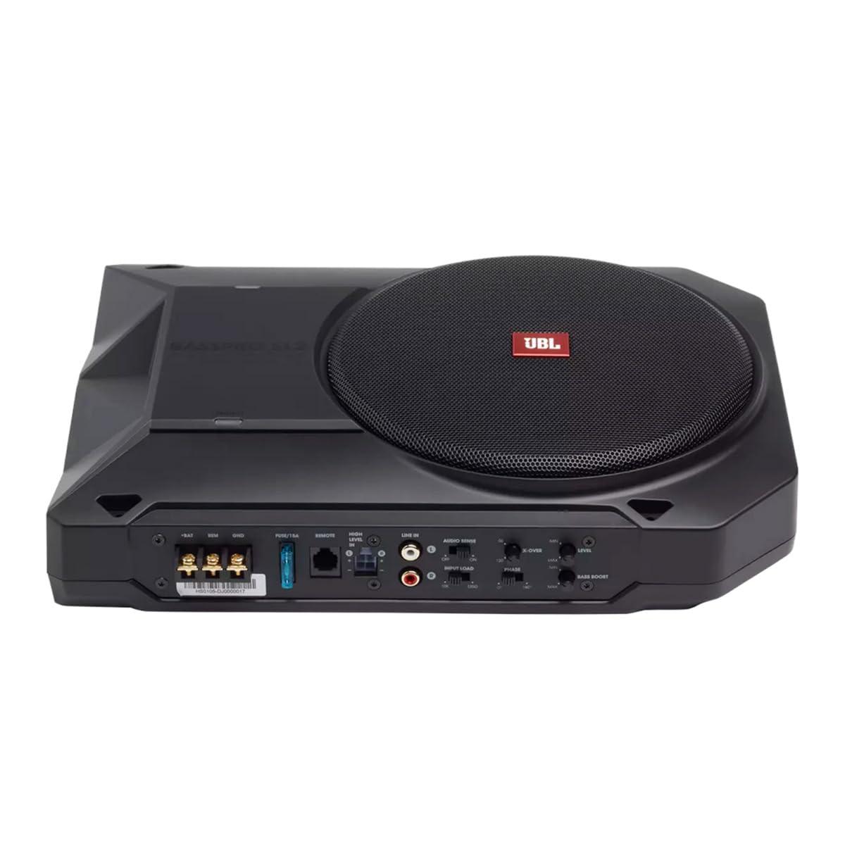 JBL JBL BassPro SL2 Active Underseat Car Subwoofer with Built in Amplifier - Under Seat 8\'\' 125 Watt Power Amplifier