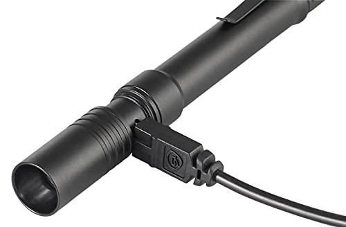 Streamlight Streamlight 66134 Stylus Pro USB 350-Lumen Rechargeable Penlight with USB Cord & Nylon Holster, Black