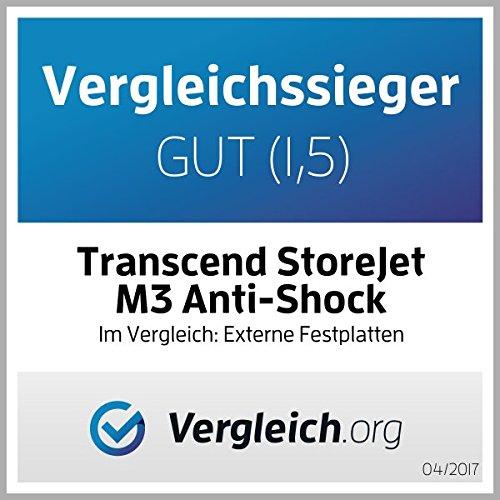 Transcend Transcend 2 TB StoreJet M3 Military Drop Tested USB 3.0 External Hard Drive (TS2TSJ25M3)