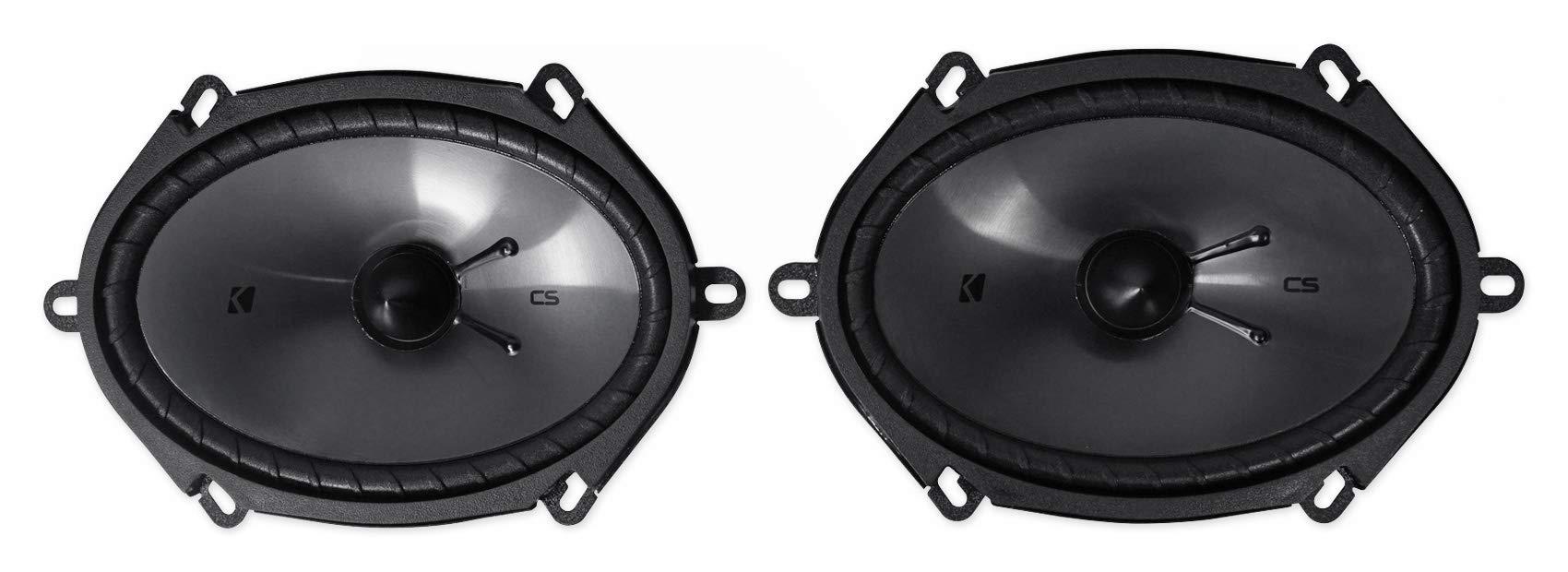 KICKER KICKER 2 Pairs 46CSS684 6X8 450w Car Component Speakers w/ 0.75" Tweeters CSS68