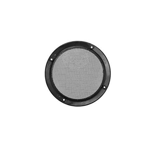 uxcell uxcell 2pcs 4" Speaker Grill Mesh Decorative Circle Subwoofer Guard Protector Cover Accessories
