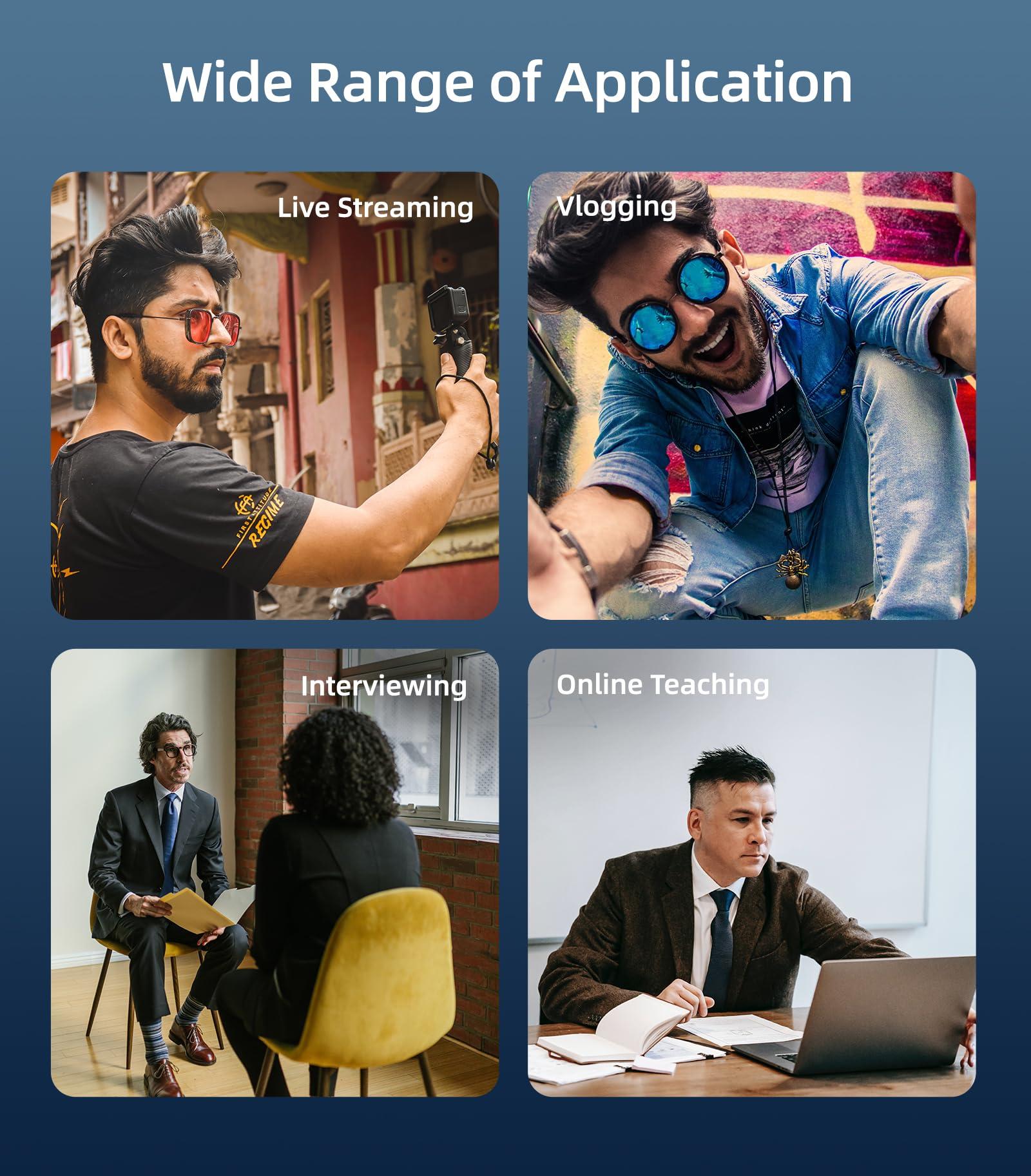 BTG BTG Lavalier Mic Microphone for Insta360 X4 Accessories Microphone Mic