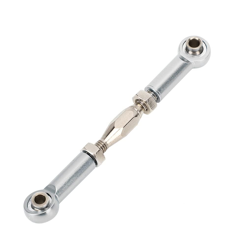 MUNEFE MUNEFE RC Stee Links, RC Car Push Rod, RC Stee Rod Links, Suitable for Ensu The Reliable Performance of Your Rc Model(Sier)