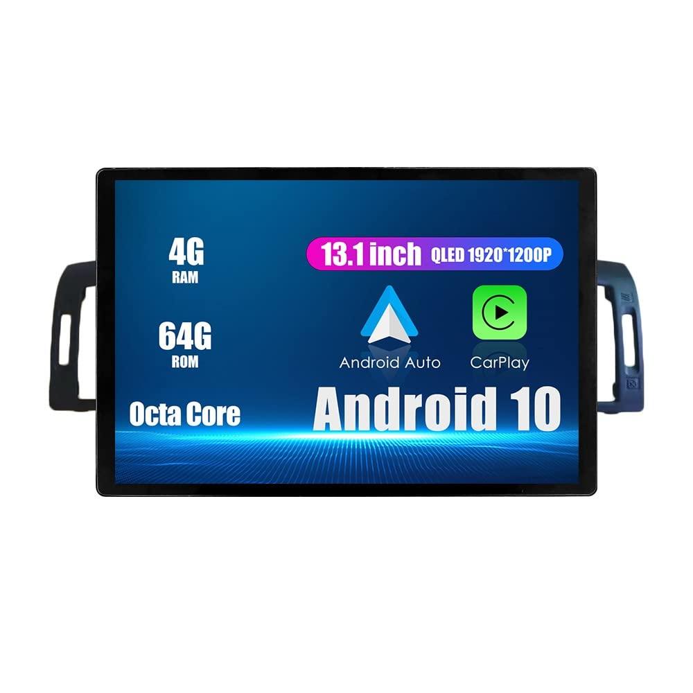 KUNFINE CarPlay Android Auto Autoradio Car Navigation Stereo GPS Radio 13.1\" 2K QLED Touchscreen Headunit Tablet for Infiniti M35 2007-2009 if Applicable Octa Core 4G+64G