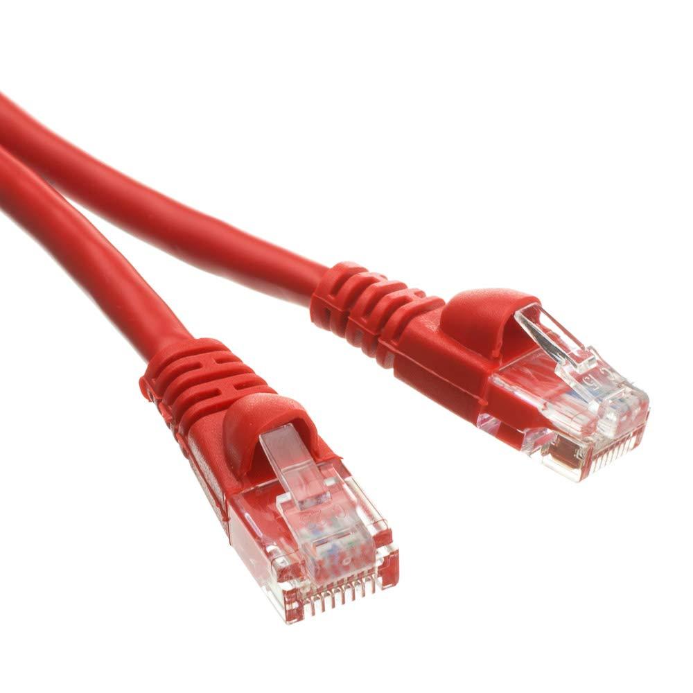 Cable Central LLC Cable Central LLC Cat 6 Ethernet Cable 75 Feet (1 Pack) High Speed Internet Patch Cord Cat 6 with RJ45 Connector - Red UTP Booted 75 Ft Computer Network Cable, Internet Cable, Cat 6 Cable
