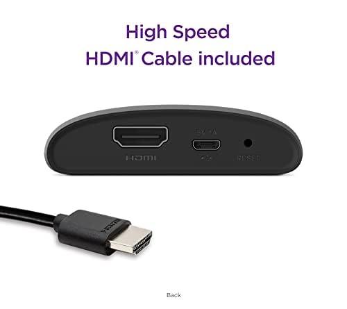 Roku Roku Express HD Streaming Device with High-Speed HDMI Cable and Simple Remote, Guided Setup, and Fast Wi-Fi (2022) (Renewed)