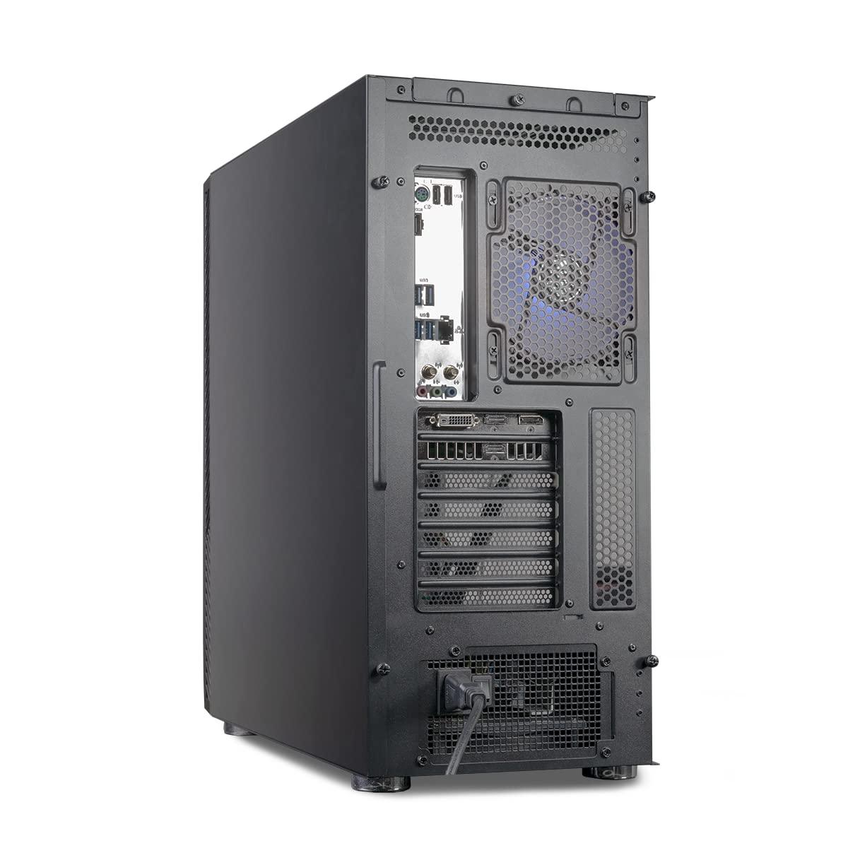 iBUYPOWER iBUYPOWER Pro Gaming PC Computer Desktop TraceMR 245i (Intel i7 11700F 2.5 GHz, NVIDIA GeForce RTX 2060 12GB, 16GB DDR4, 480 GB SSD + 1 TB HDD, WiFi Ready, VR Ready, Windows 11 Home), Black
