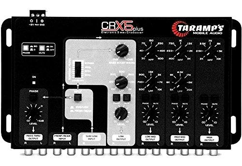 Taramp's Taramp's Five-Way Electronic Car Audio Crossover System,Black,CRX5