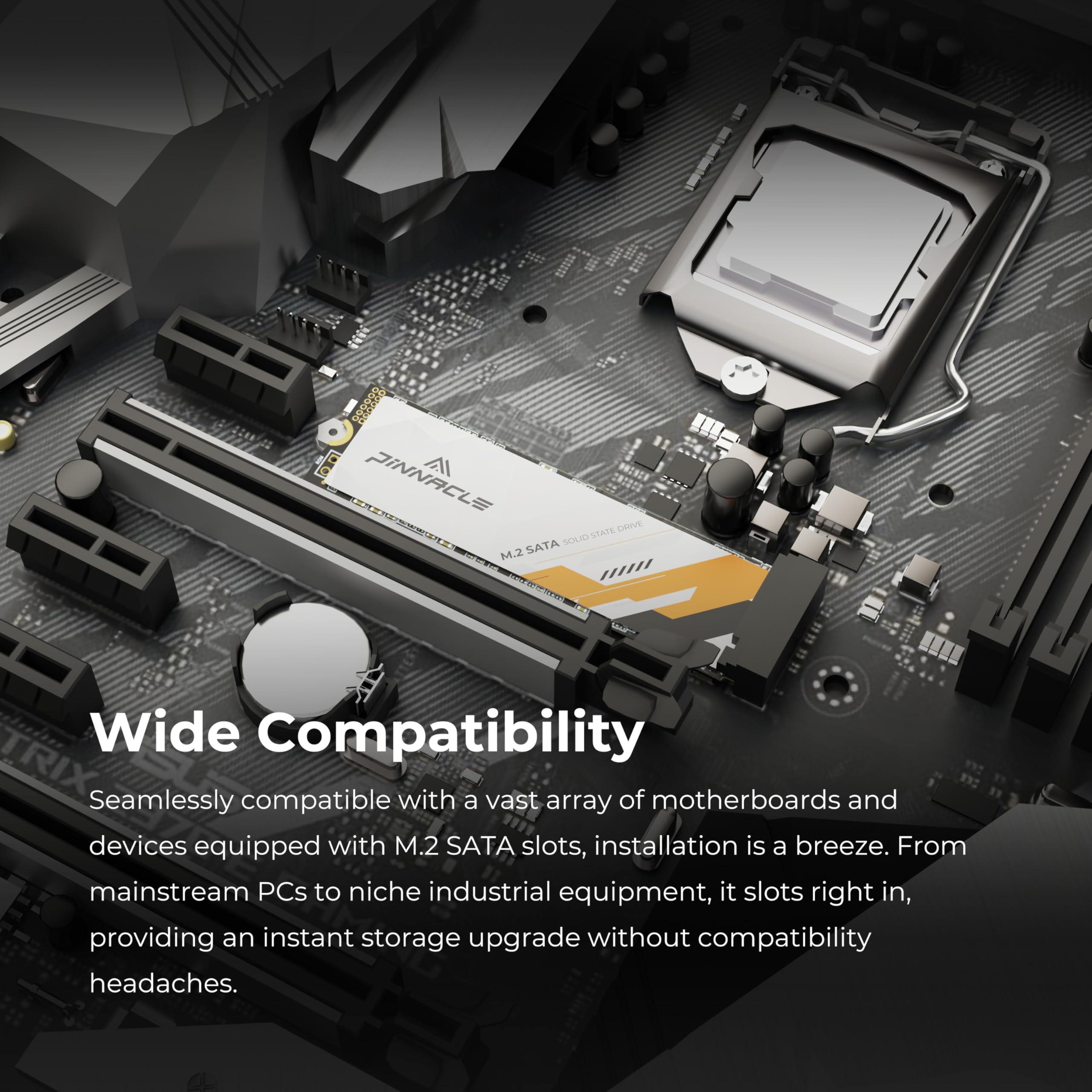 Timetec Timetec 512GBx2 (2 Pack) SSD 3D NAND SATA III 6Gb/s M.2 2280 NGFF Read Speed Up to 550MB/s SLC Cache Performance Boost Internal Solid State Drive for PC Computer Laptop and Desktop