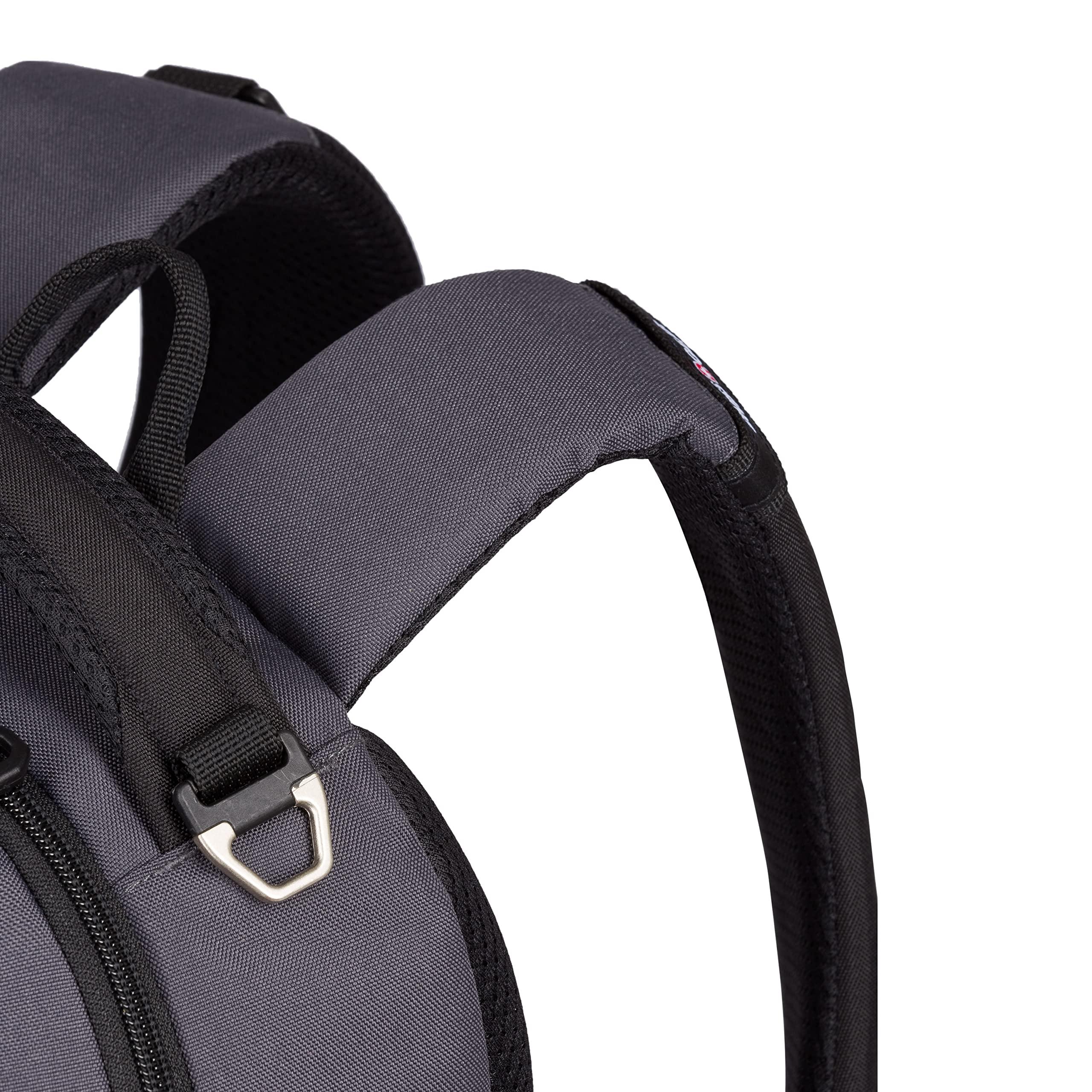 SwissGear SwissGear Cecil 5505 Laptop Backpack, Dark Grey/Black, 18-Inch