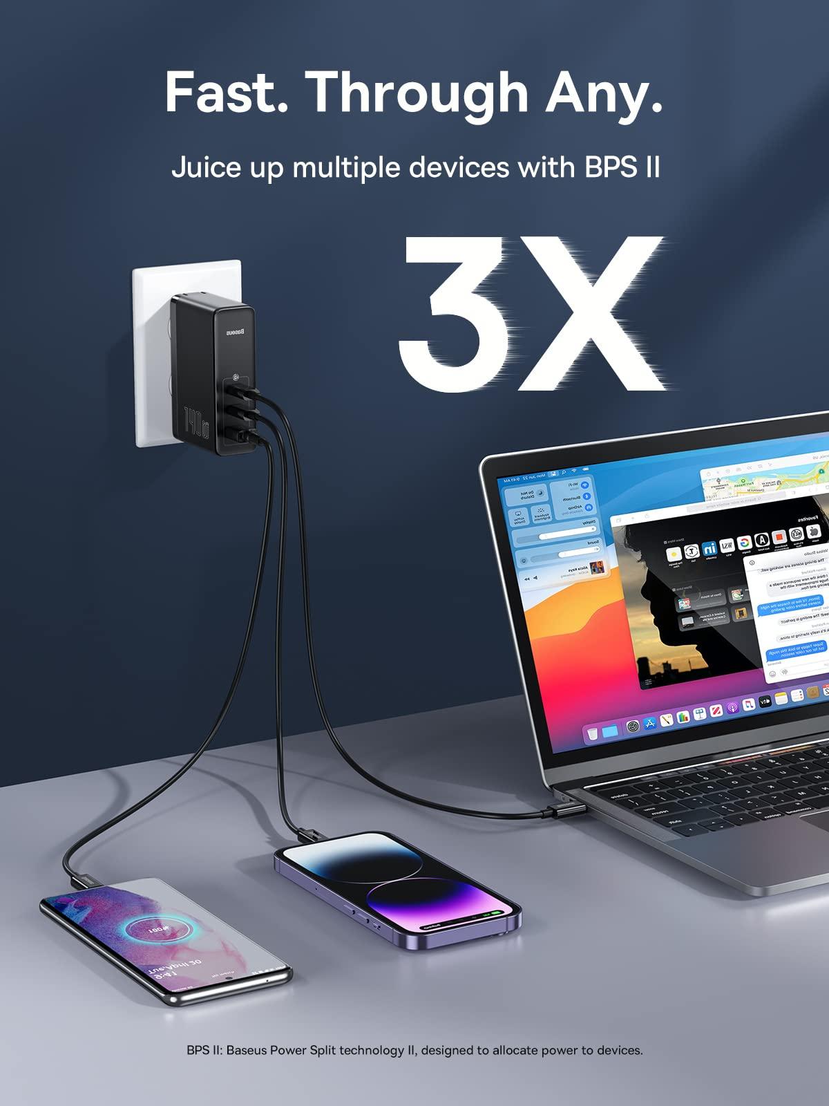 Baseus Baseus 140W Wall Charger & USB C Cable