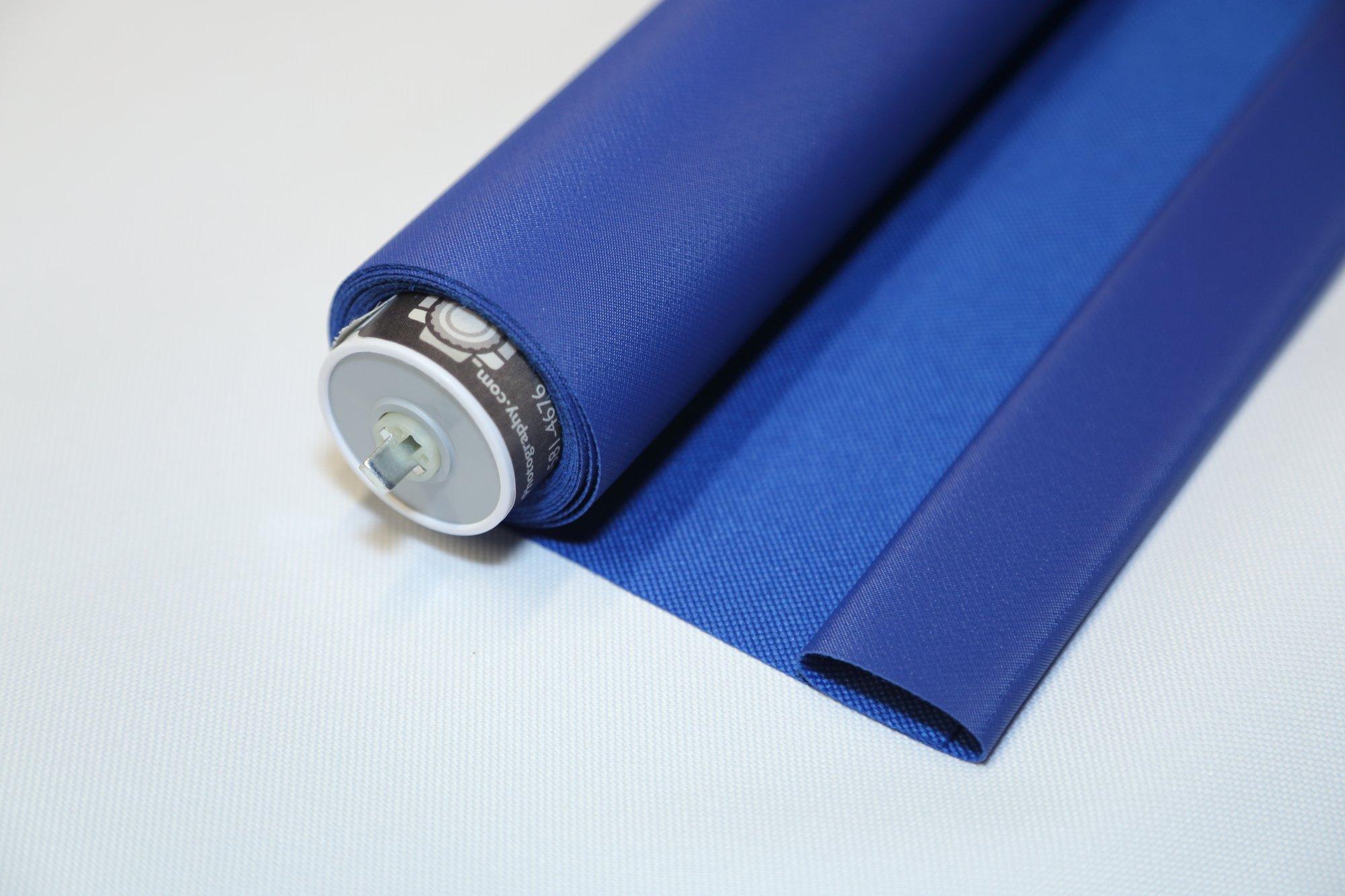 BelgerPhotography Small Spring-Powered Roll-Up/Pull-Down Background ID Photos (Chromakey Blue (Royal))