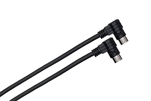 HOSA Hosa CCD-103 Right-angle 8-pin Mini-DIN to Same CD Controller Cable, 3 feet
