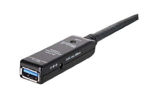 SIIG SIIG USB 3.0 Active Repeater Cable 20-Meters (JU-CB0811-S1) Black