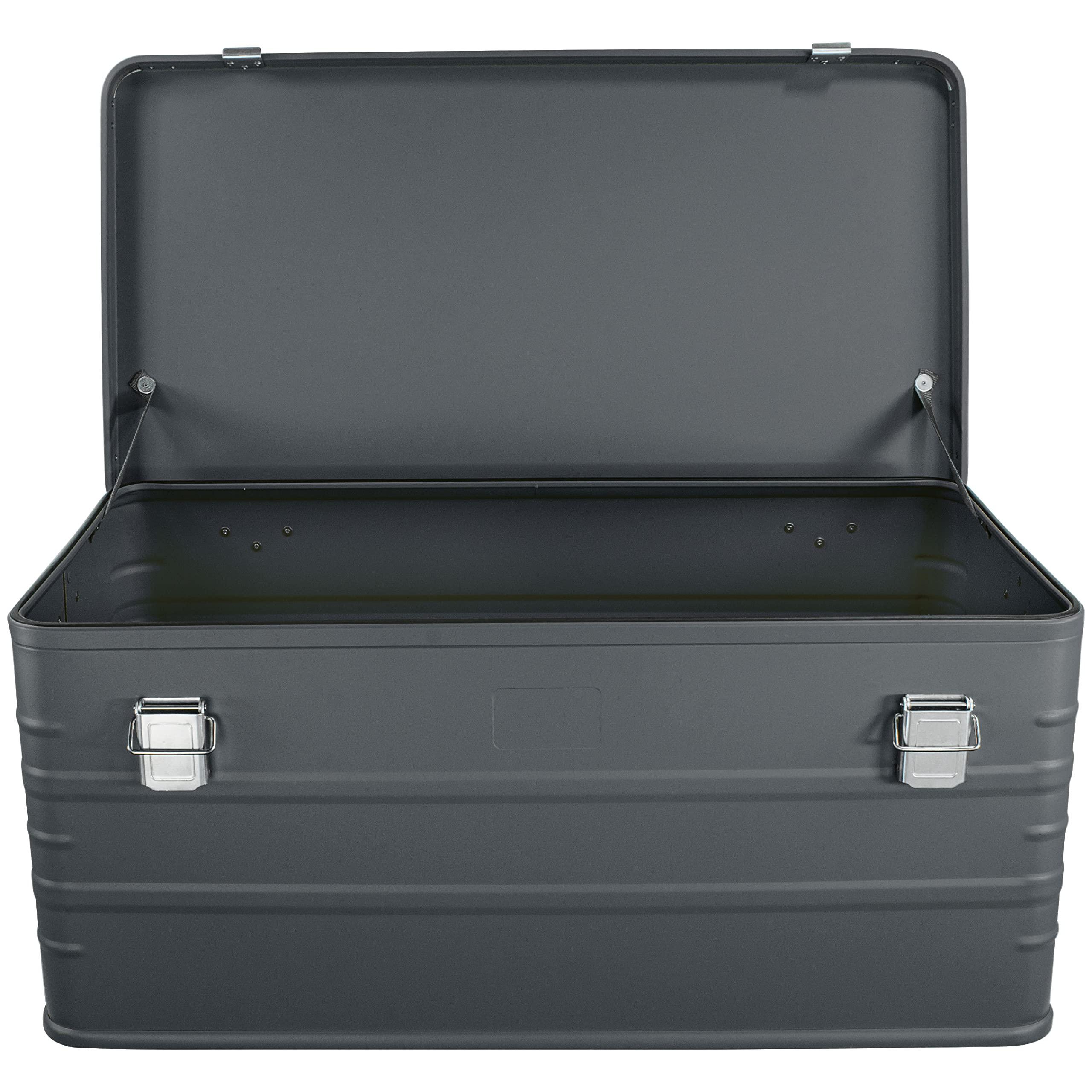 Eylar Eylar Crossover Aluminum Overland Storage, Trunk, Metal Cargo Case, Storage Box (147L X-Large, Gray)