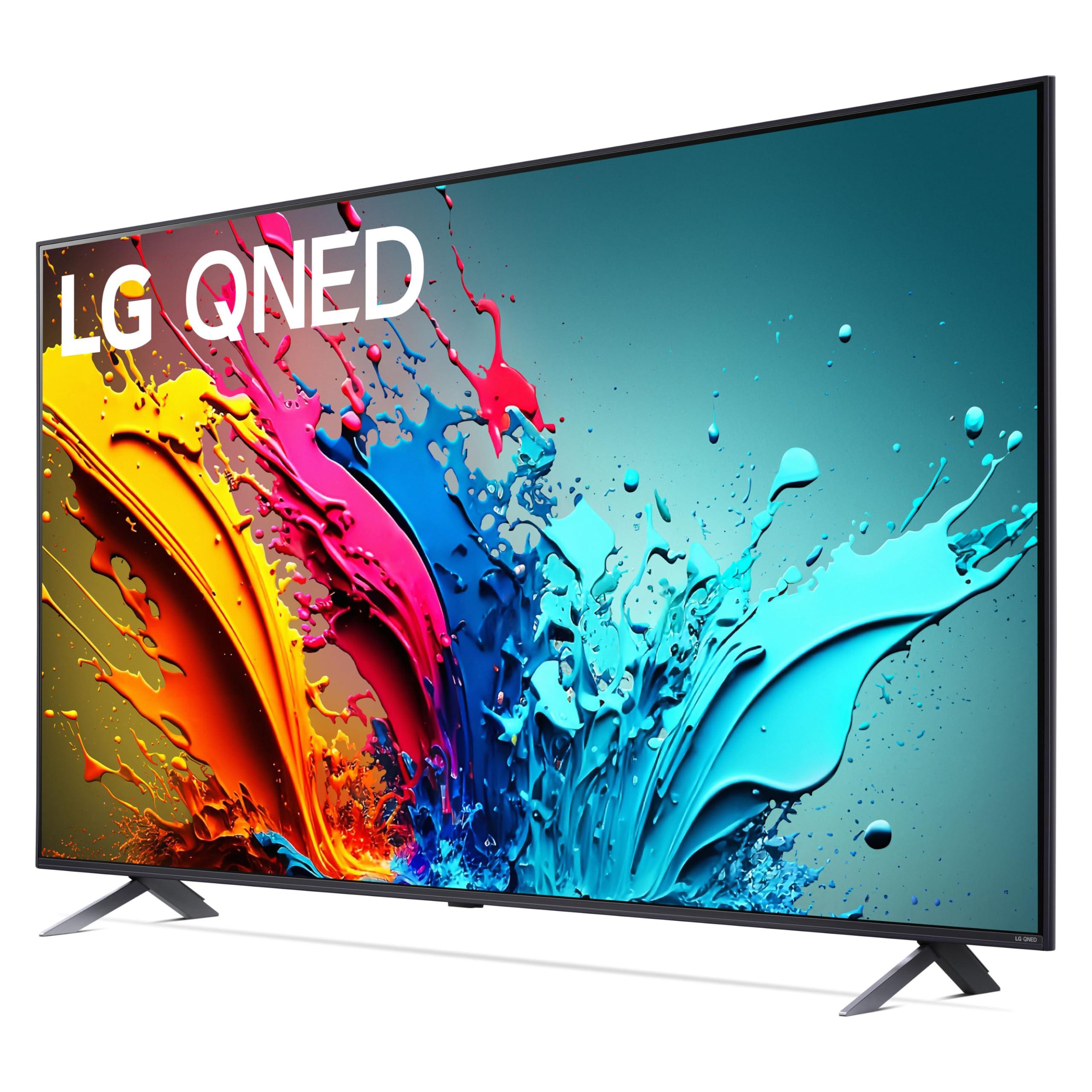LG LG 55-Inch Class QNED85T Series LED Smart TV 4K Processor Flat Screen with Magic Remote AI-Powered with Alexa Built-in (55QNED85TUA, 2024) (Renewed)