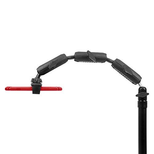 iBOLT iBOLT Stream-Cast Stand Adjustable Overhead Phone Mount for Live Streaming Tutorial Videos and Photos. Great for Crafters, Bakers, Artists- iPhone Xs, Samsung Galaxy S9, Note 9 Etc.