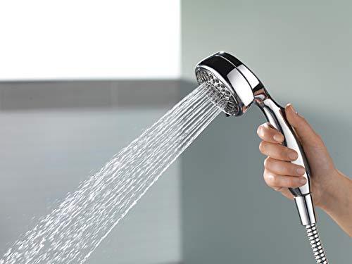 DELTA FAUCET Delta Faucet 7-Spray Touch-Clean Hand Held Shower Head with Hose, Chrome 75700