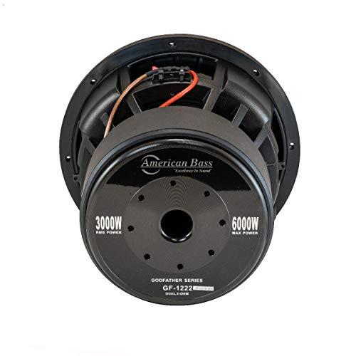 American Bass American Bass Godfather 12\" 2 Ohm 6000 Max Watts Car Subwoofer