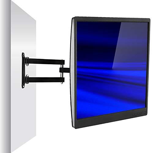 Mount-It! Mount-It TV Wall Mount Full Motion LCD, LED 4K TV Swivel Bracket for 23-55 inch Screen Size, Compatible with VESA 400x400, 66 lbs Capacity (MI-2065L), Black