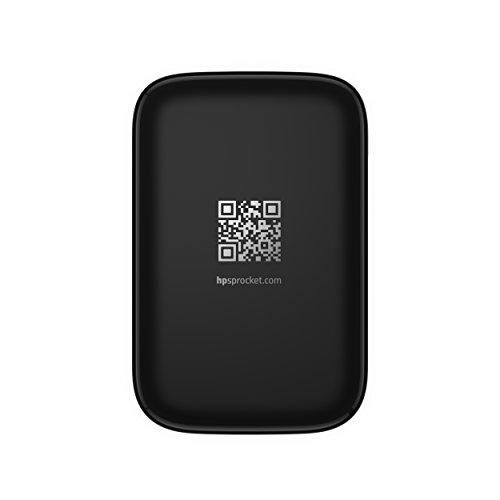 HP Sprocket HP Sprocket Portable Photo Printer, Print Social Media Photos on 2x3" Sticky-Backed Paper - Black (X7N08A)