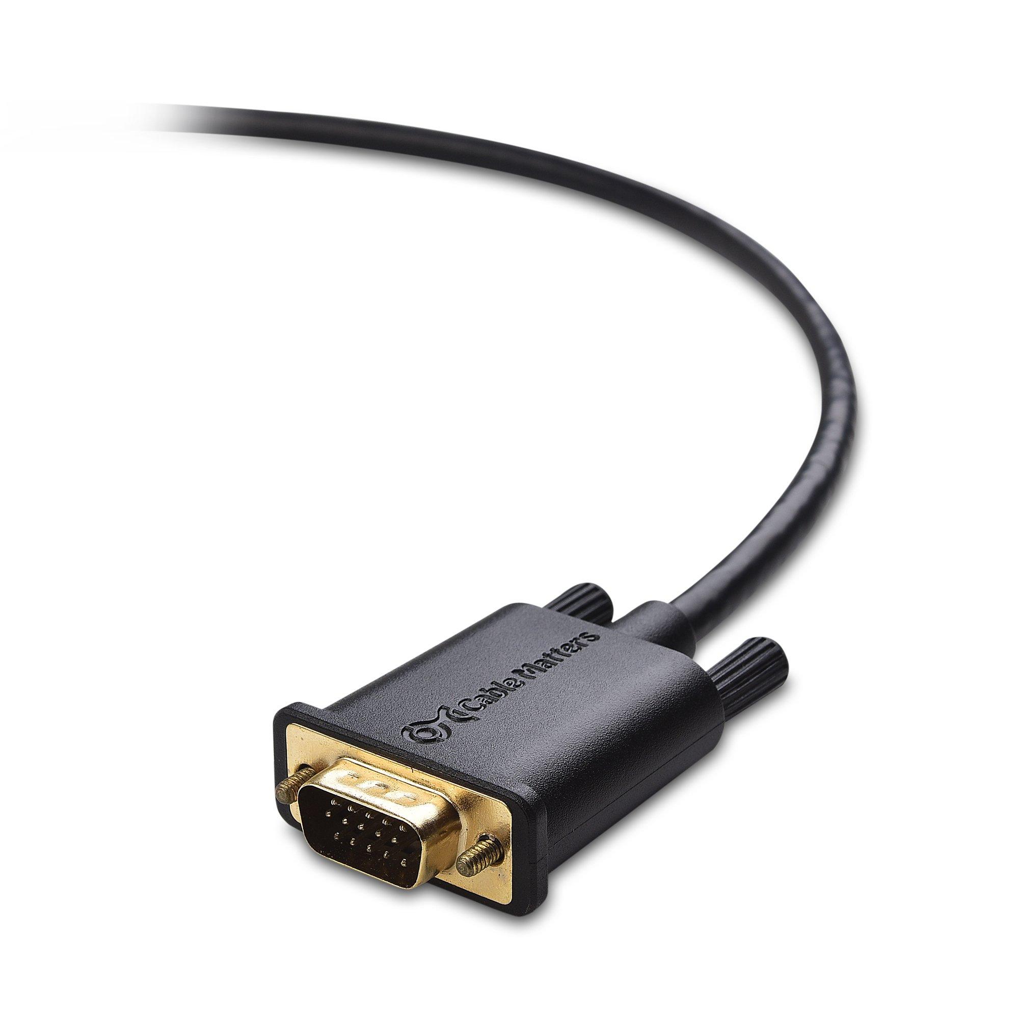 Cable Matters Cable Matters DisplayPort to VGA Cable (DP to VGA Cable) 10 Feet