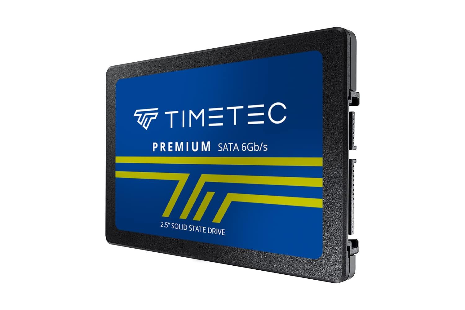 Timetec Timetec 1TB SSD 3D NAND SATA III 6Gb/s 2.5 Inch 7mm (0.28\") Read Speed Up to 550 MB/s SLC Cache Performance Boost Internal Solid State Drive for PC Computer Desktop and Laptop (1TB)
