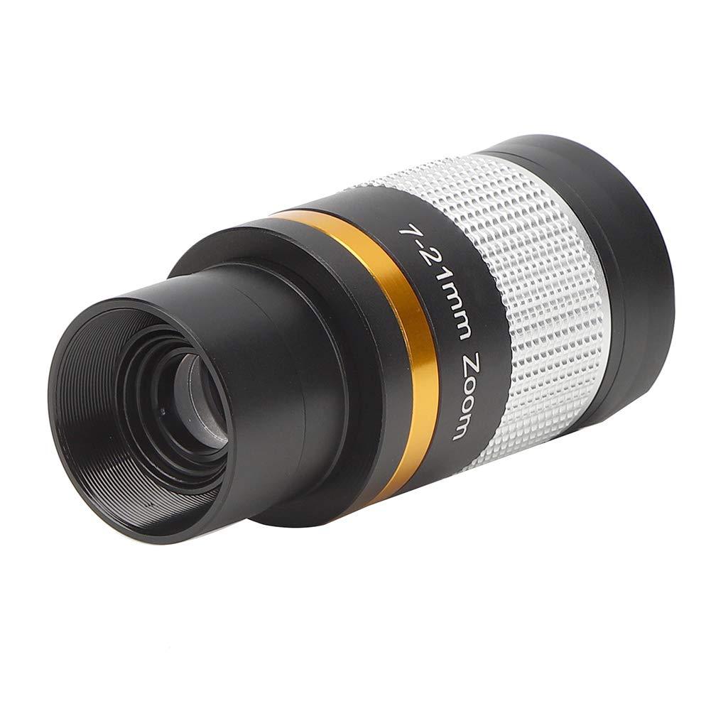 Gonetre Telescope and accessories Coating Astronomical Telescope 1mm Continuous Zoom Eyepiece 1.25 Inch 31.7 MM Silver 10 * 5 * 5CM Monocular telescope