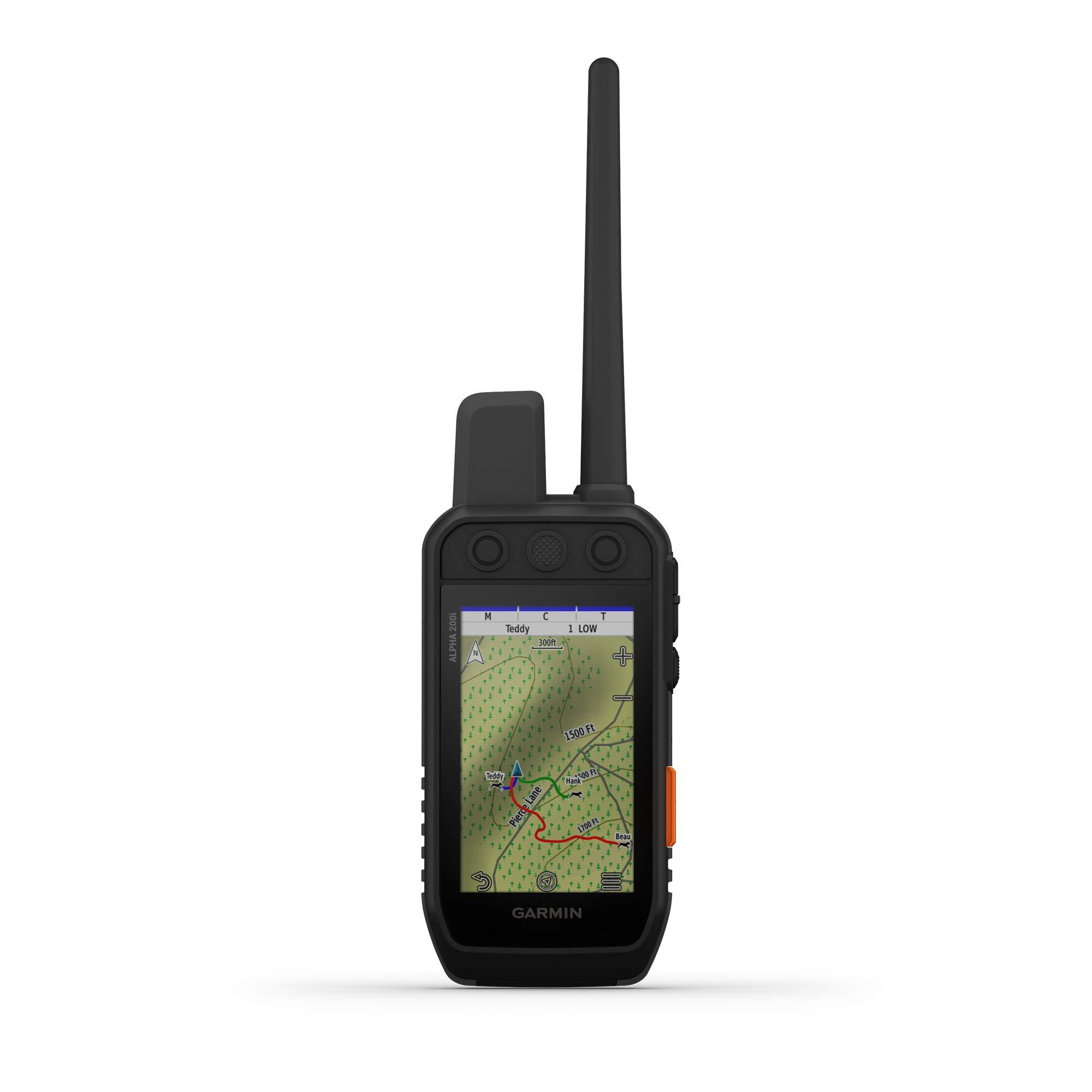 Garmin Garmin Alpha 200i Dog Tracking Handheld, Utilizes inReach Technology, Sunlight-readable 3.6\" Touchscreen (010-02230-50), Black and Garmin USB Split Adapter Cable