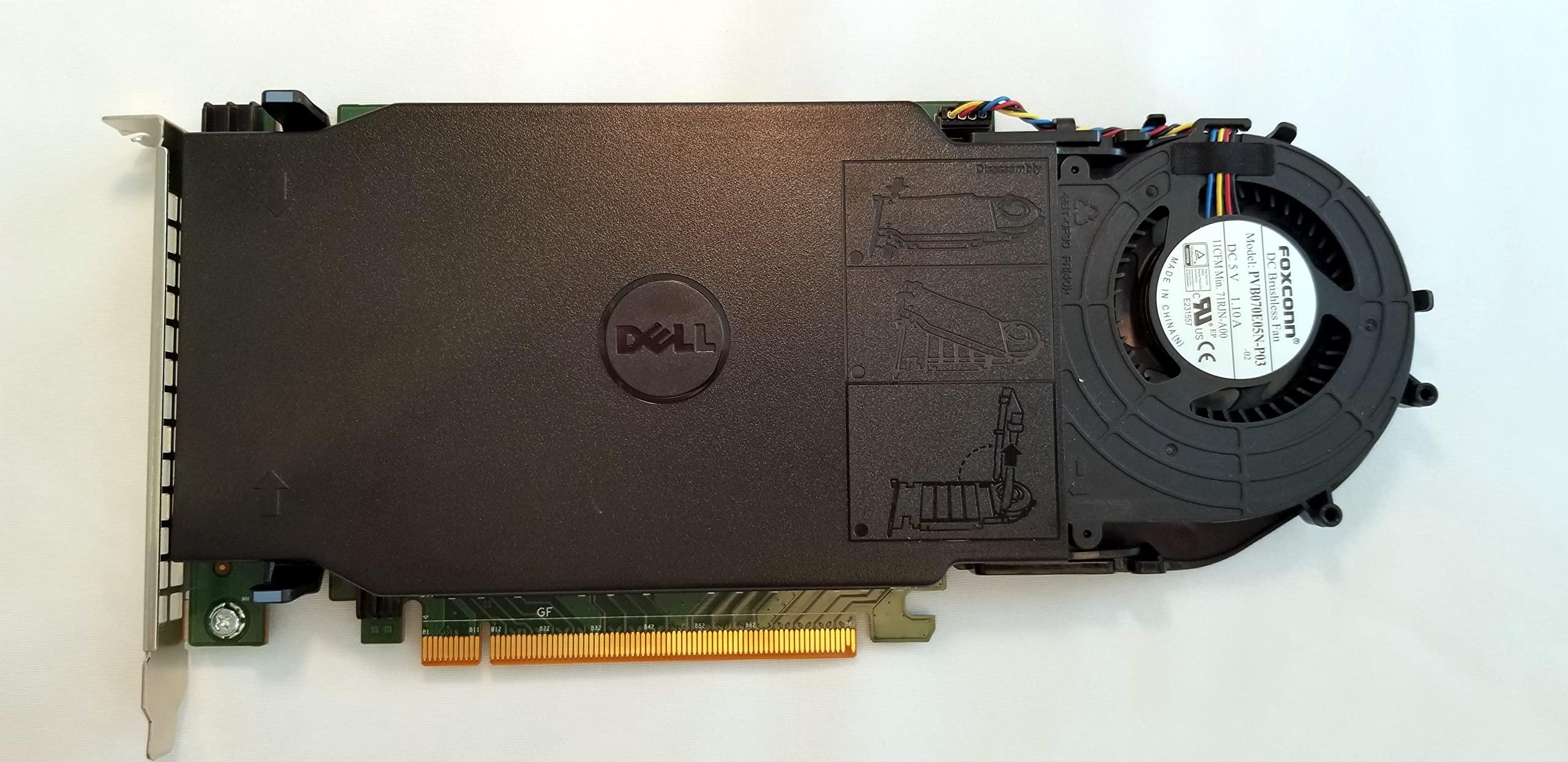 Foxconn Dell Ultra-Speed Drive Quad NVMe M.2 PCIe x16 SSD Advanced Card with Thermal Pad and Heatsink (Adapter Only)