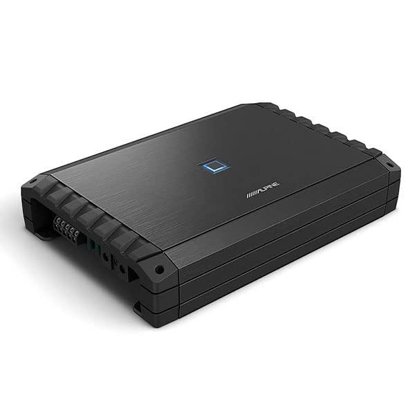 Alpine Alpine S2-SB10 PrismaLink S2-Series 10" subwoofer Enclosure Built-in RGB Lighting & S2-A55V 5 Channel Amp w/Rux Bass Knob Bundle