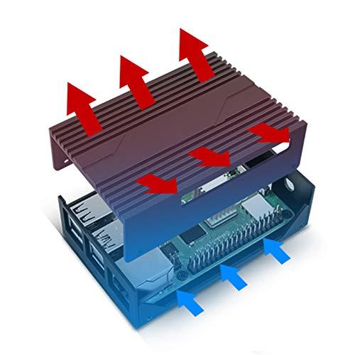SilverStone Technology PI02 SilverStone Technology Aluminum case for Raspberry Pi 4 Model B (CS-PI02B)