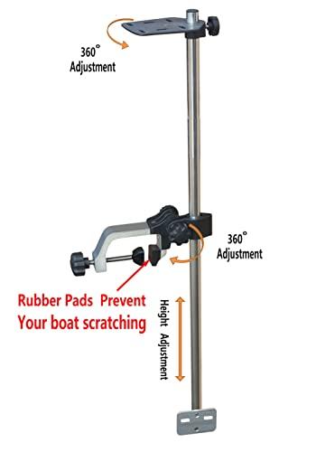 Brocraft Brocraft Universal Portable Transducer Bracket + Fishfinder Mount.